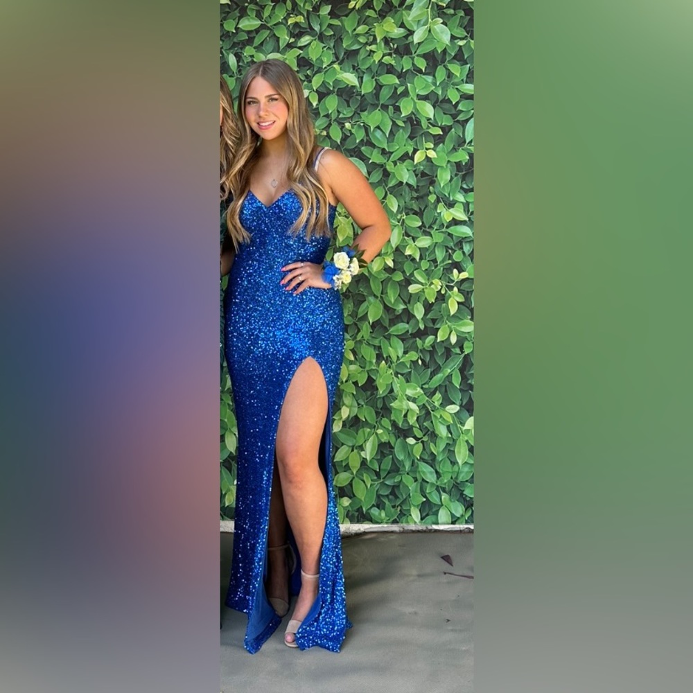 Blue Prom dress